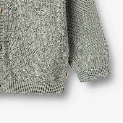 Bjørn Cardigan - Morning Mist | Wheat