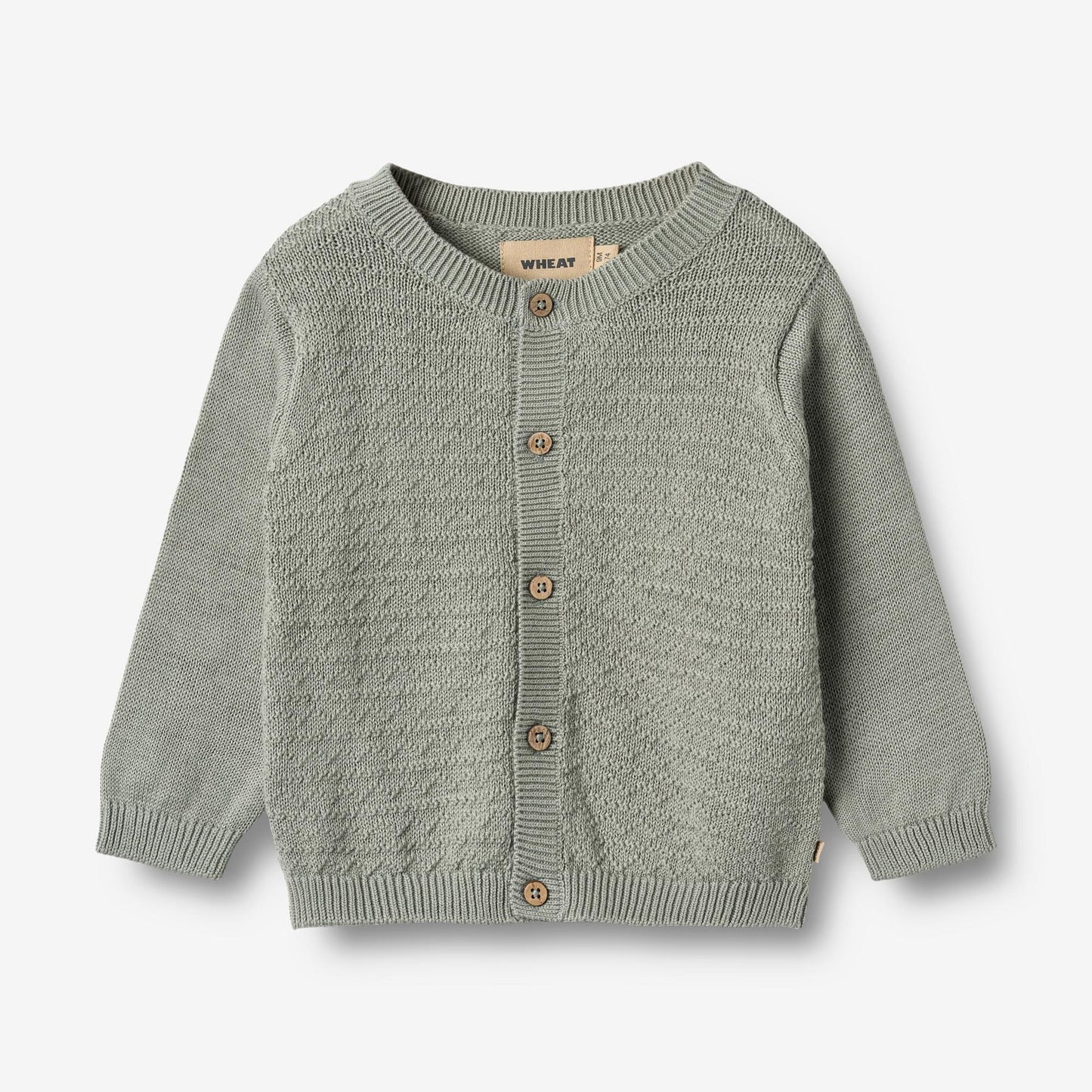 Bjørn Cardigan - Morning Mist | Wheat