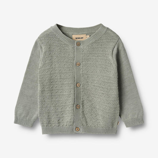 Bjørn Cardigan - Morning Mist | Wheat