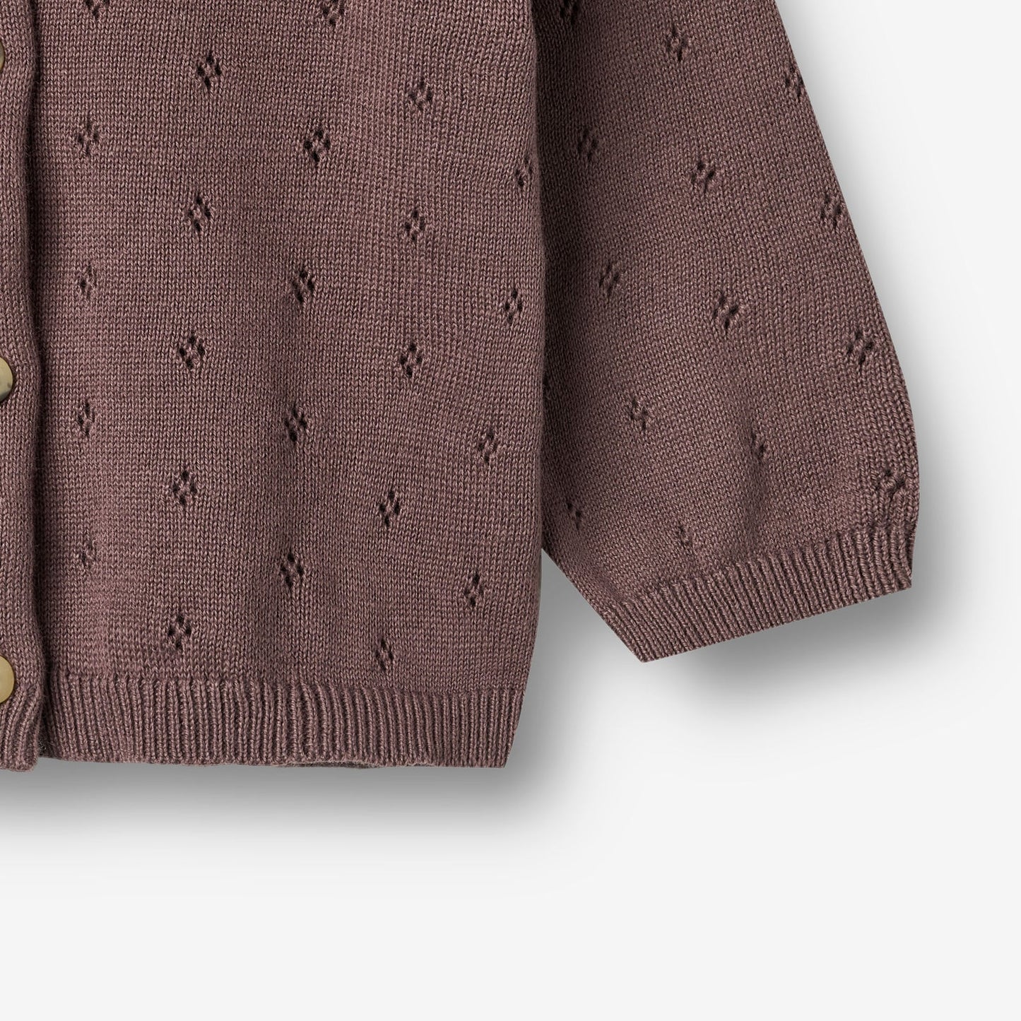 Maia Knit Cardigan - Plum | Wheat
