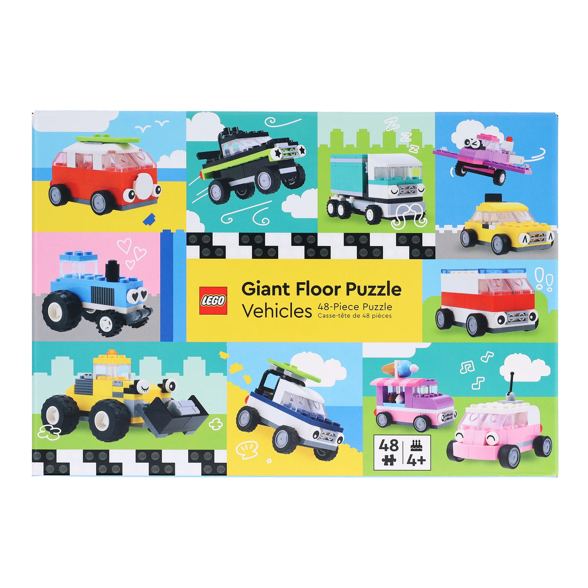 LEGO Giant Floor Puzzle: Vehicles (48-Piece) | Chronicle