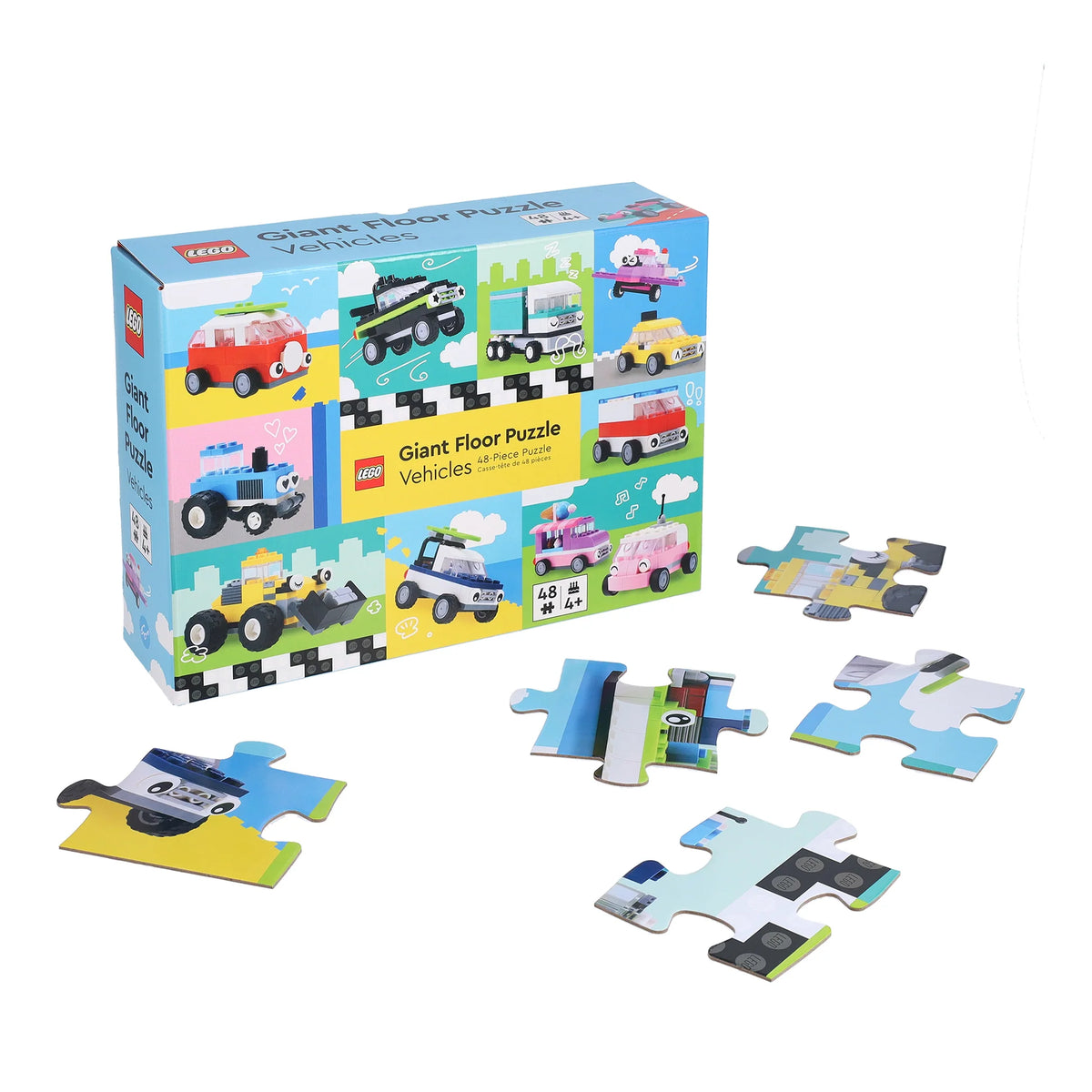 LEGO Giant Floor Puzzle: Vehicles (48-Piece) | Chronicle