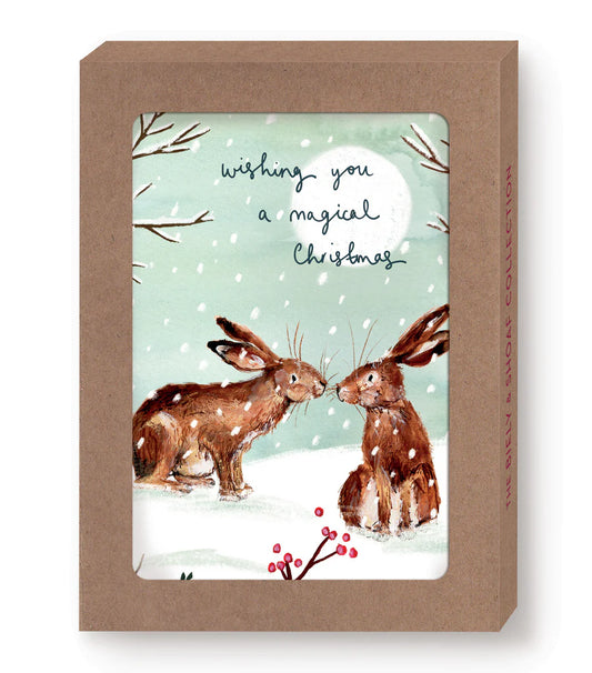 Hare's Magical Christmas Boxed Card Set | Biely & Shoaf
