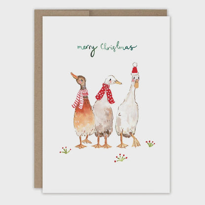 Ducks Merry Christmas Card | Biely & Shoaf