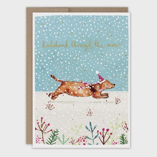 Dachshund Through the Snow