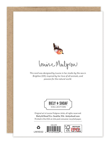 Polar Bear & Bird Holiday Boxed Cards | Biely & Shoaf