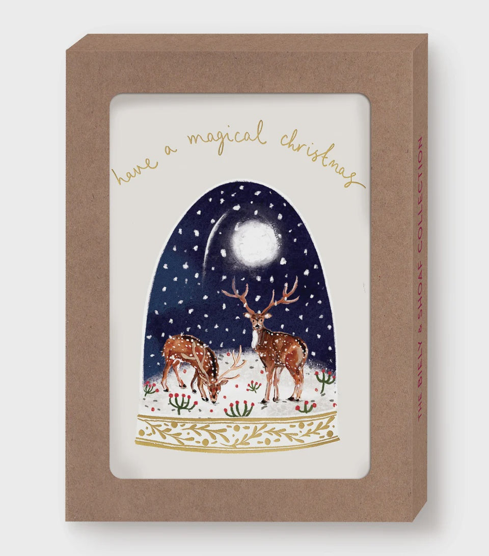 Reindeer Magical Holiday Boxed Cards | Biely & Shoaf