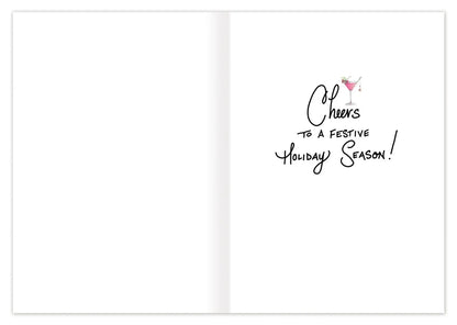 Making Spirits Bright Cocktail Holiday Card | Biely & Shoaf
