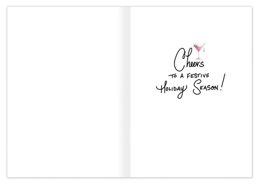 Making Spirits Bright Cocktail Holiday Card | Biely & Shoaf
