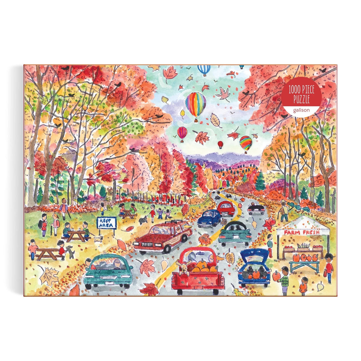 Michael Storrings Leaf Peeping Puzzle (1000 Pieces) | Galison
