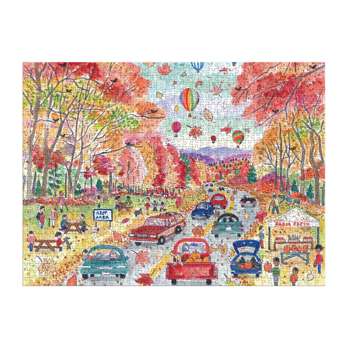Michael Storrings Leaf Peeping Puzzle (1000 Pieces) | Galison