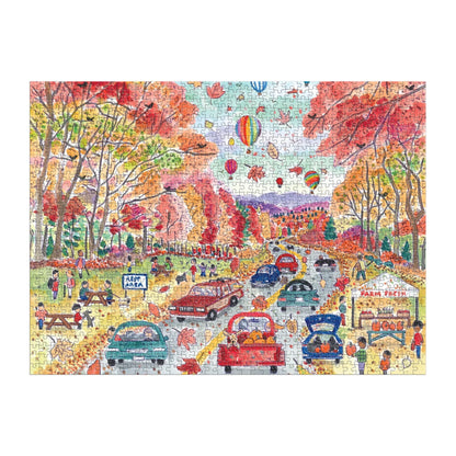 Michael Storrings Leaf Peeping Puzzle (1000 Pieces) | Galison