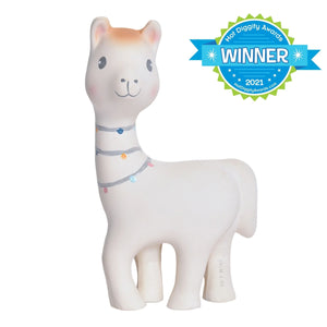 Lilith the Llama Natural Organic Rubber Toy | Tikiri Toys