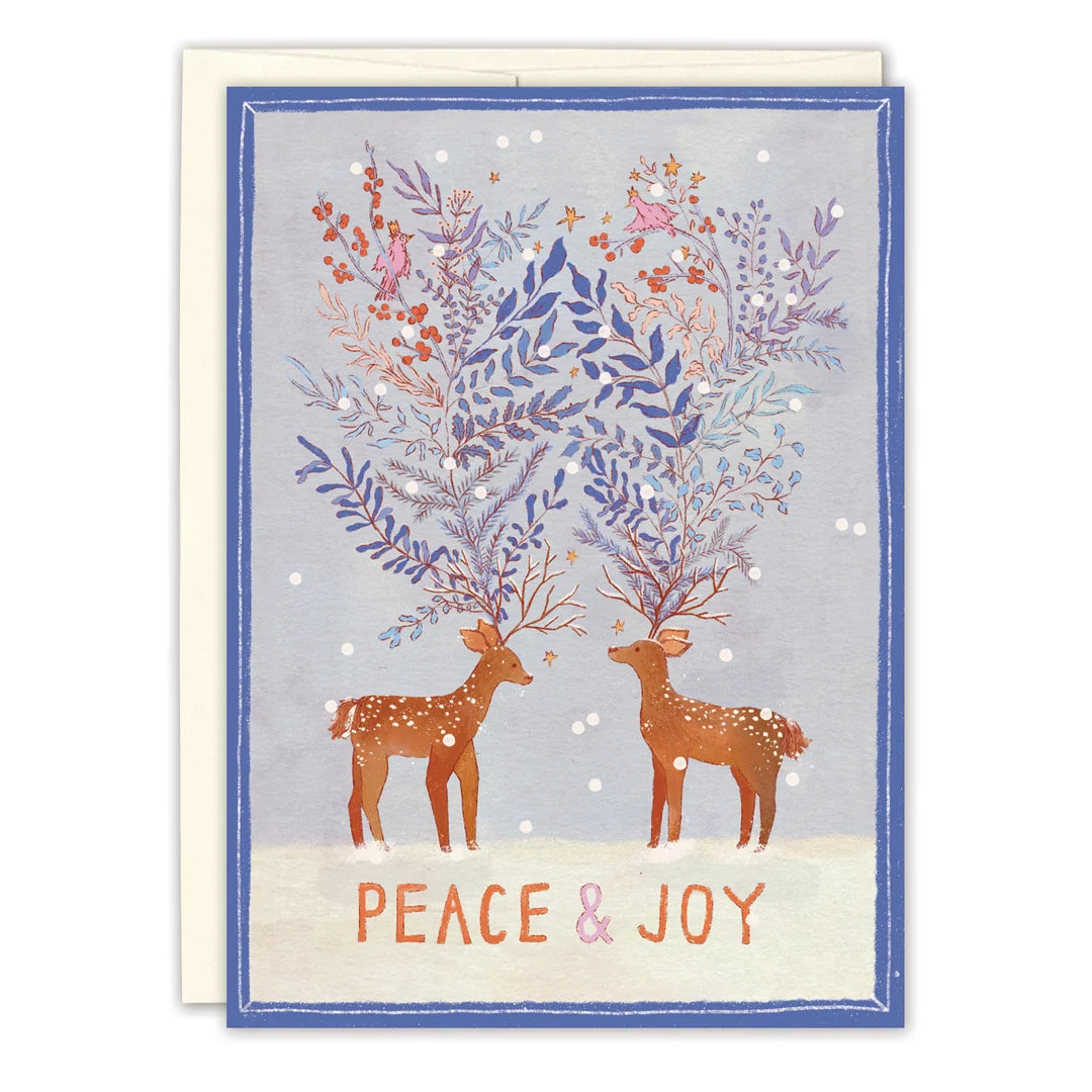 Peace & Joy Reindeer Boxed Cards | Biely & Shoaf