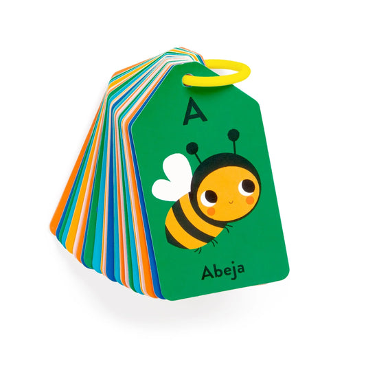Spanish-English ABC Ring Flashcards | Chronicle Books