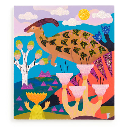 Dinosaur Land Sticker Sparkle Activity Kit | Mudpuppy