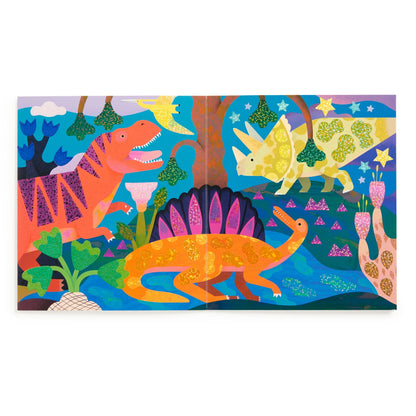 Dinosaur Land Sticker Sparkle Activity Kit | Mudpuppy