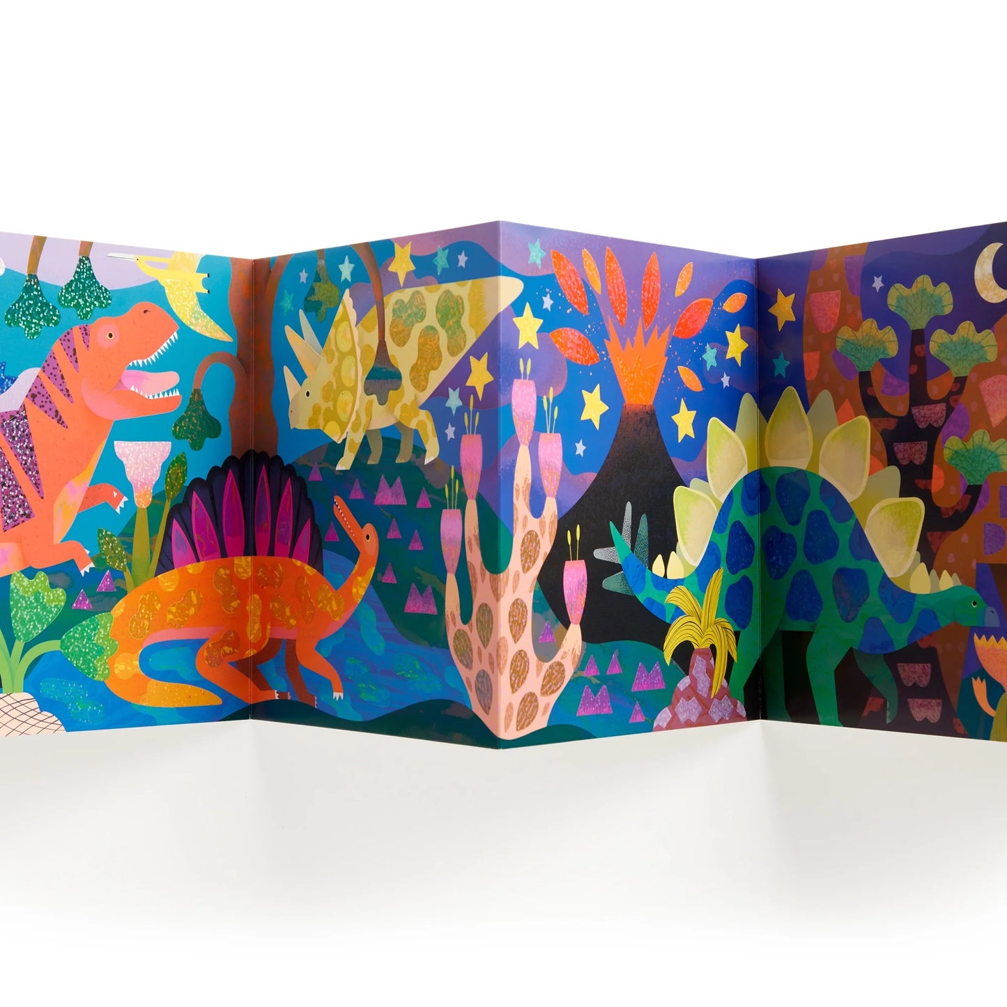 Dinosaur Land Sticker Sparkle Activity Kit | Mudpuppy