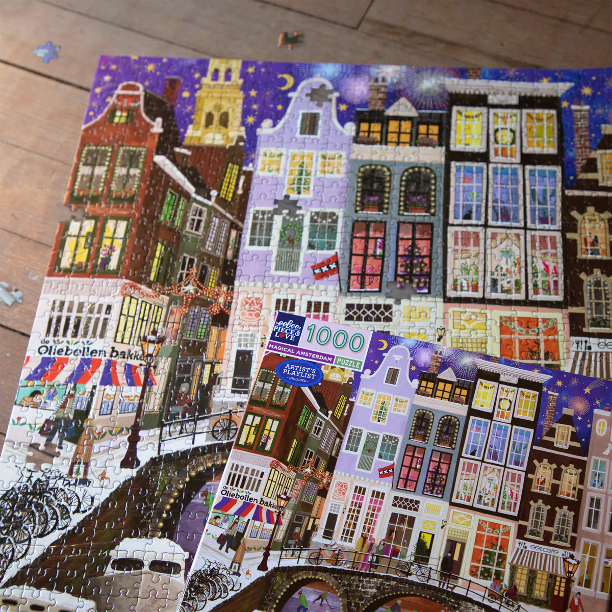 Magical Amsterdam Puzzle (1000pc) | Eeboo