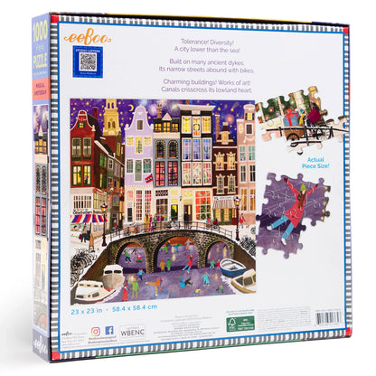 Magical Amsterdam Puzzle (1000pc) | Eeboo