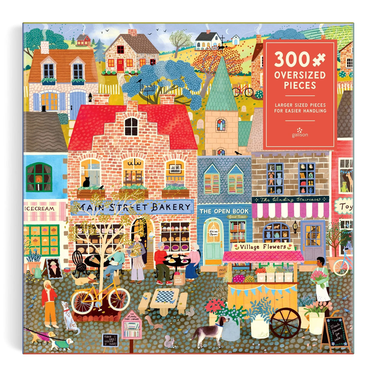 Main Street Morning Puzzle (300 Piece) | Galison
