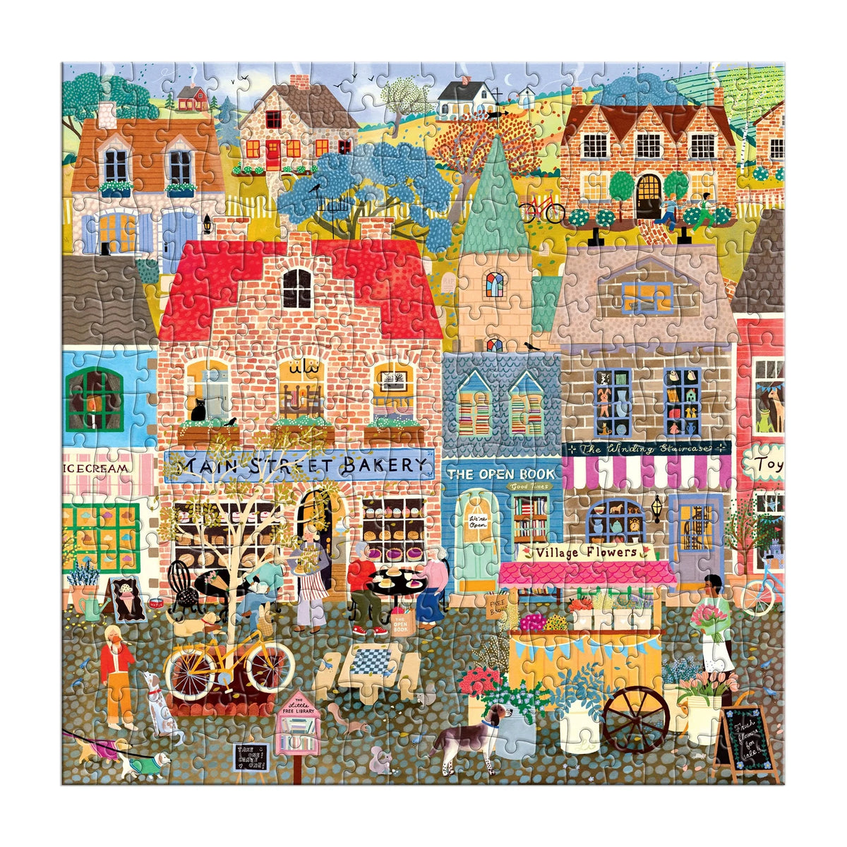 Main Street Morning Puzzle (300 Piece) | Galison