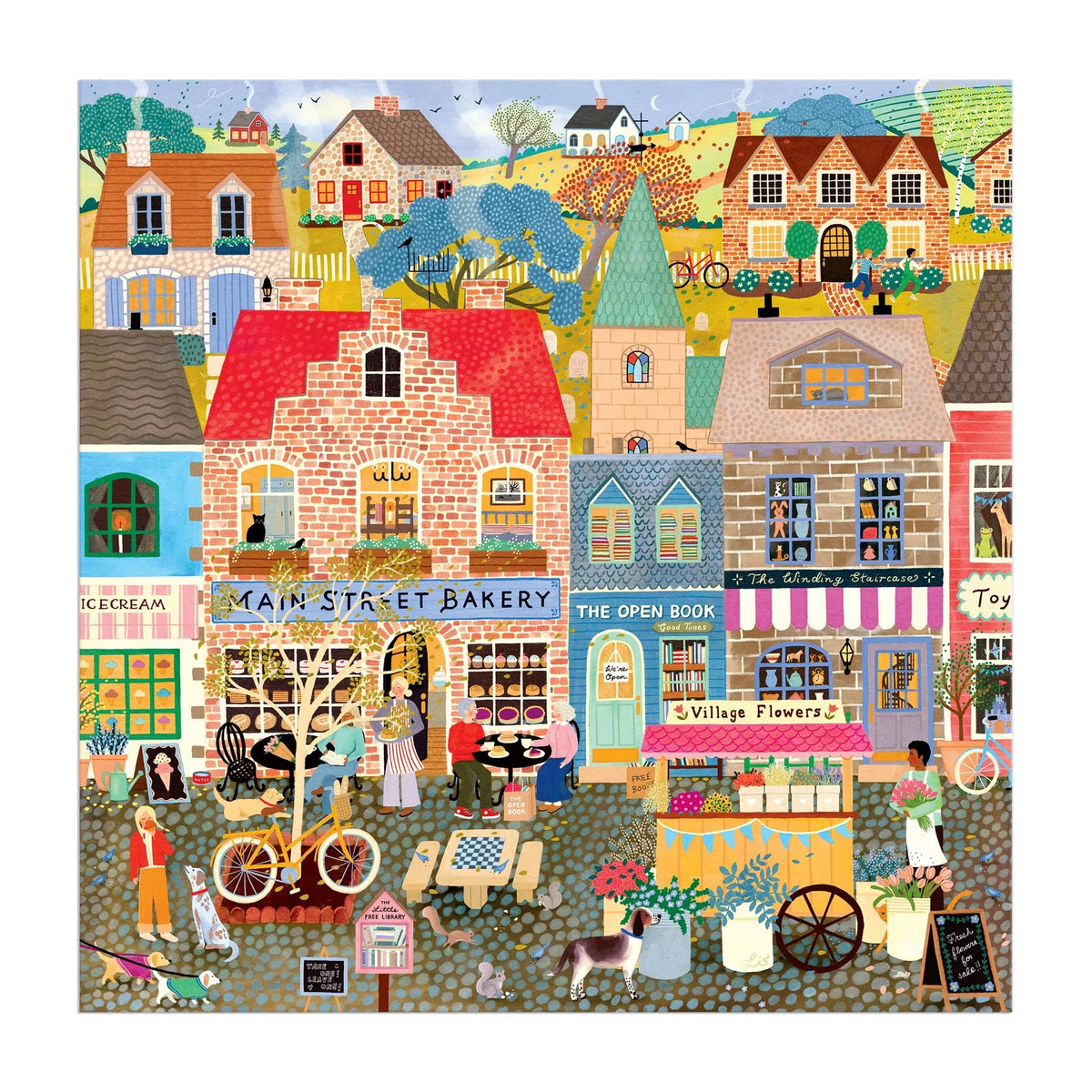 Main Street Morning Puzzle (300 Piece) | Galison