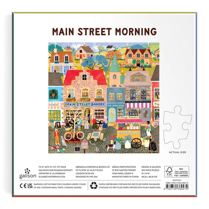 Main Street Morning Puzzle (300 Piece) | Galison