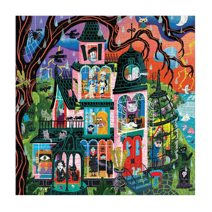 Monster Mansion Family Puzzle (500 Piece) | Mudpuppy