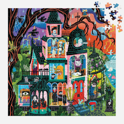 Monster Mansion Family Puzzle (500 Piece) | Mudpuppy