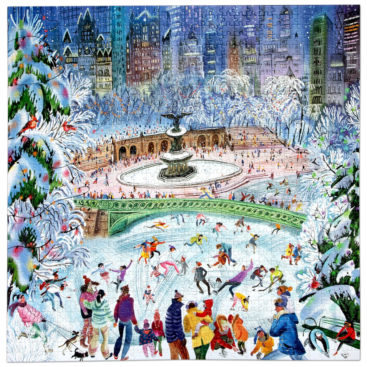 New York City Skaters Puzzle (1000pc) | Eeboo