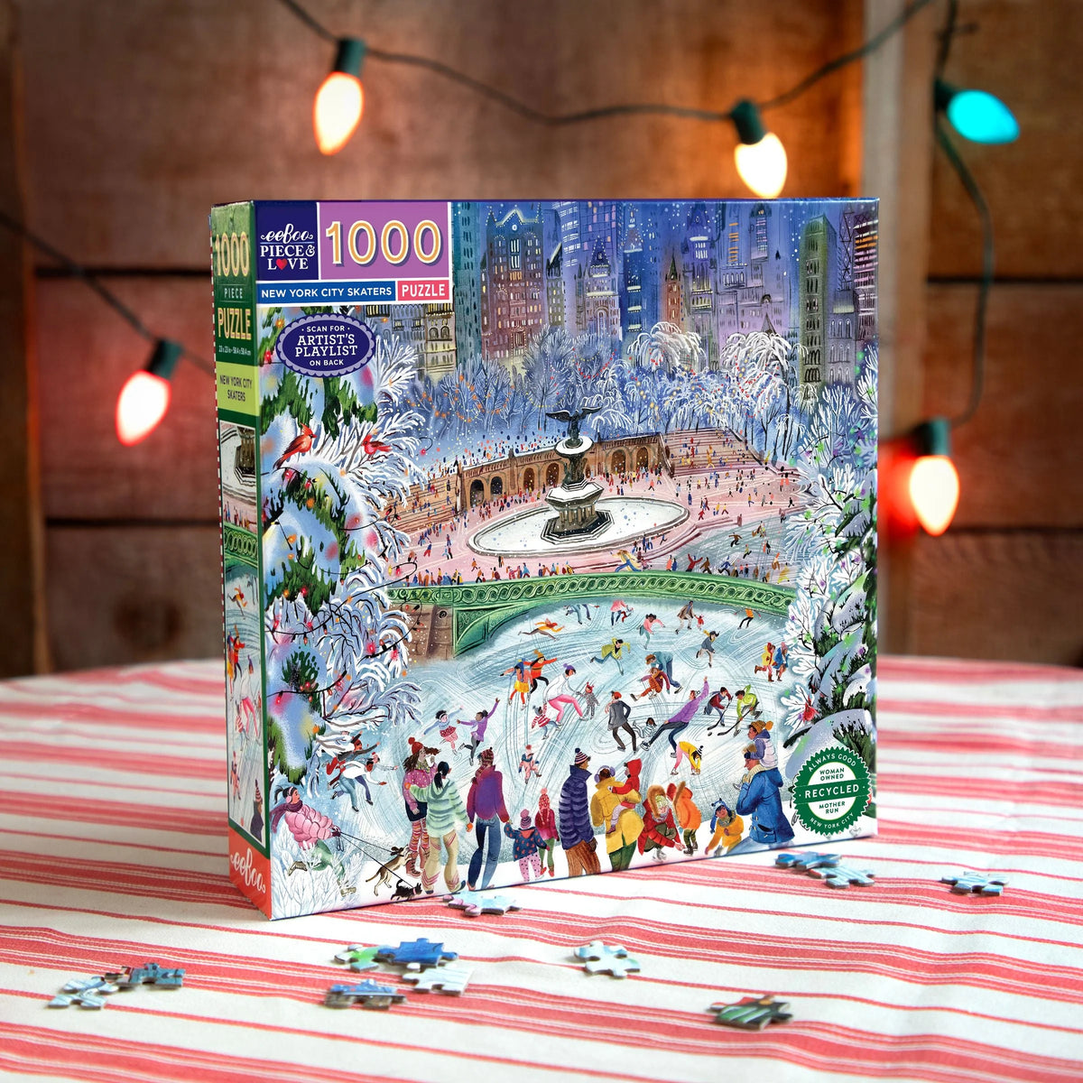 New York City Skaters Puzzle (1000pc) | Eeboo