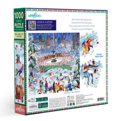 New York City Skaters Puzzle (1000pc) | Eeboo