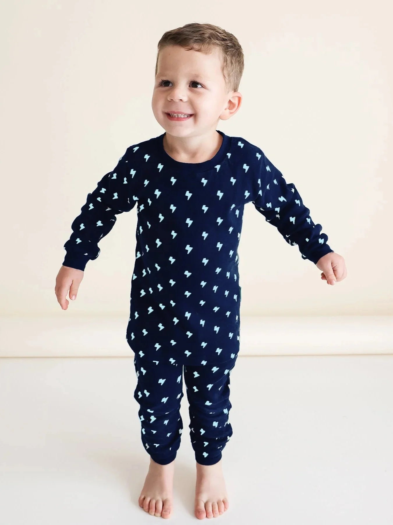 Navy Lightning Pajama Set | Parade Organics