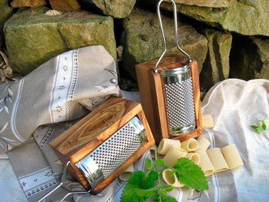 Hard Cheese & Nutmeg Grater | Olive Wood
