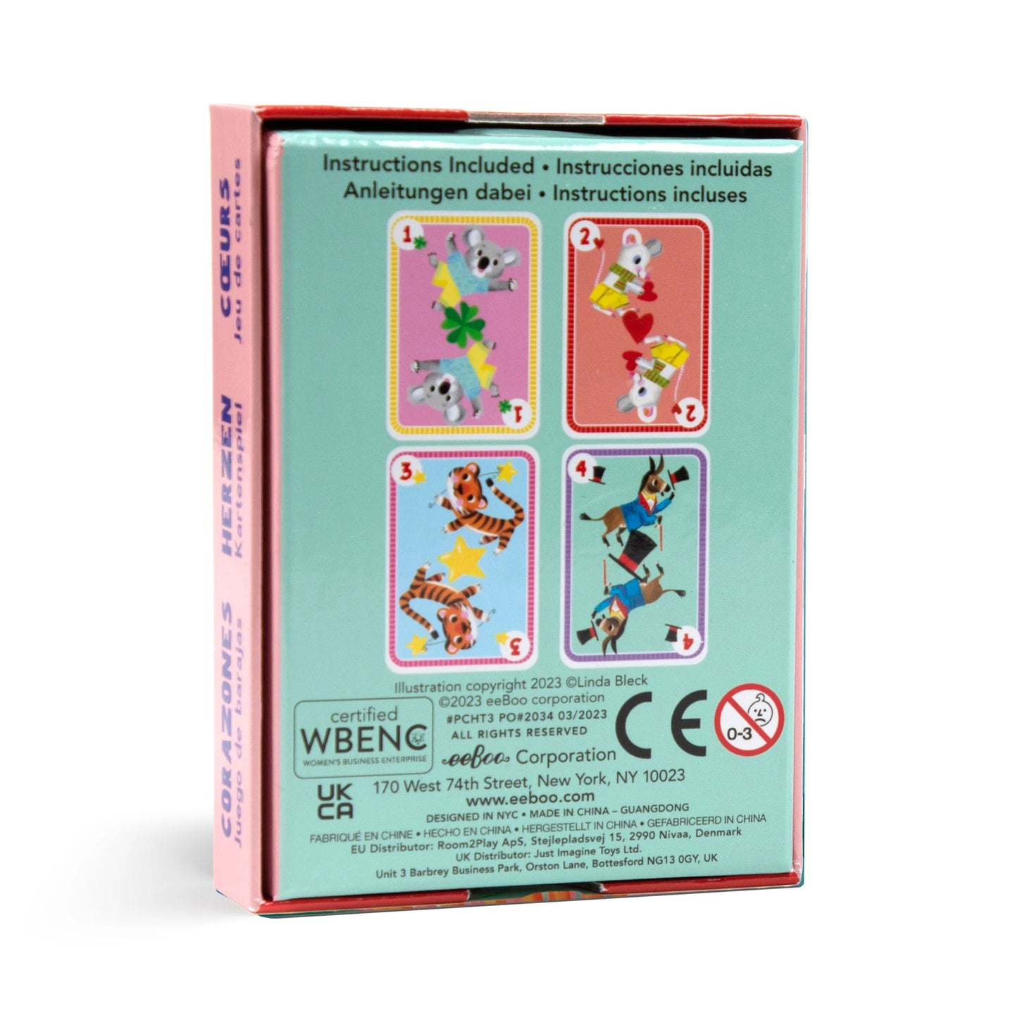 Hearts Playing Cards | Eeboo