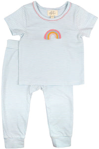 Crochet Rainbow Blue Stripe Playset | Albetta