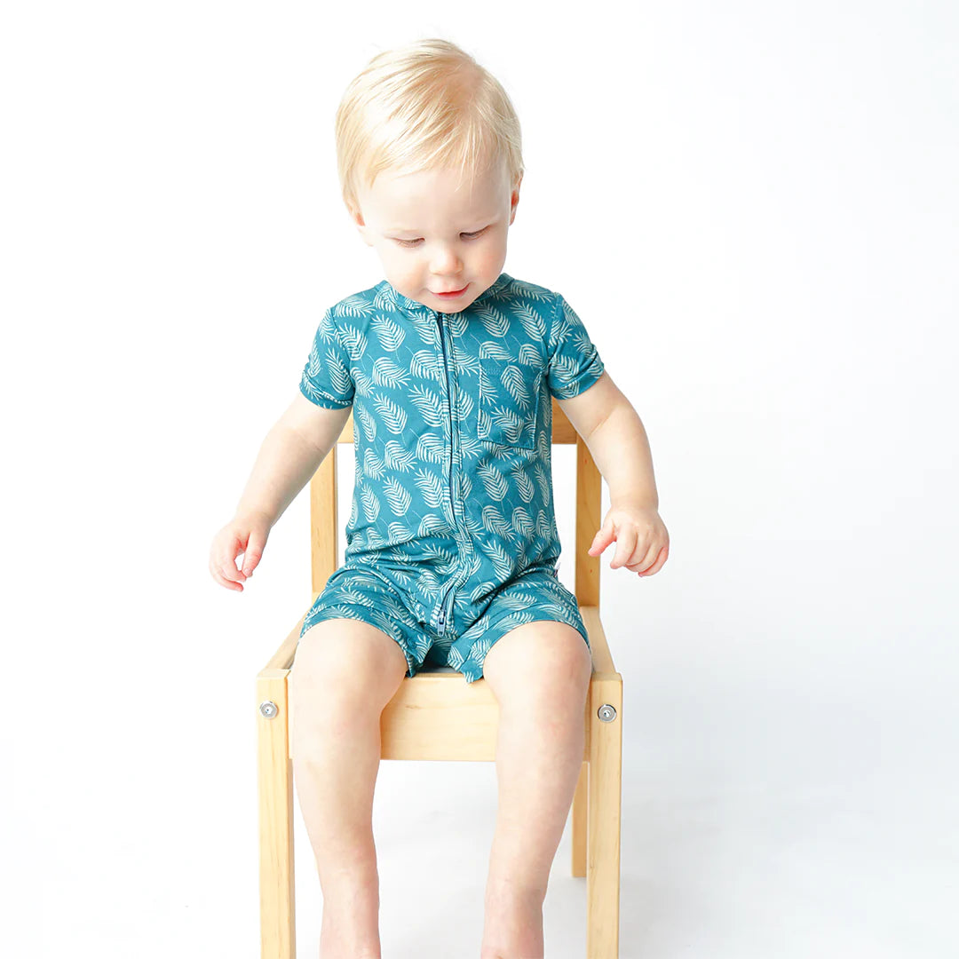 Bamboo Shorty Romper (Various Colors) | Emerson & Friends