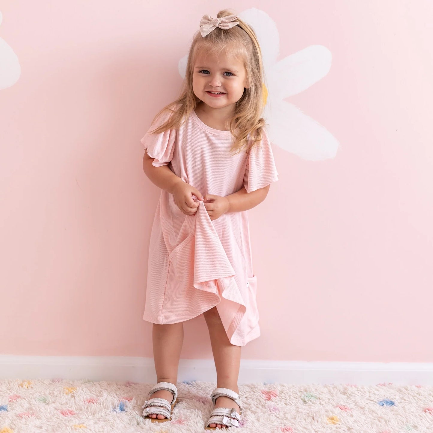 Bamboo Ribbed Pocket Dress | Brave Little Ones