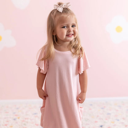 Bamboo Ribbed Pocket Dress | Brave Little Ones