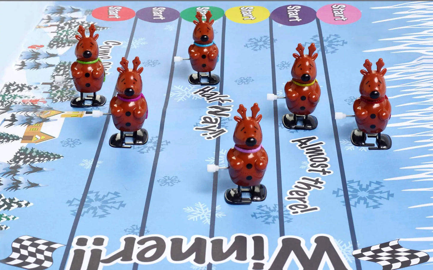Reindeer Racer Christmas Crackers (Wind-up Racers) | Robin Reed