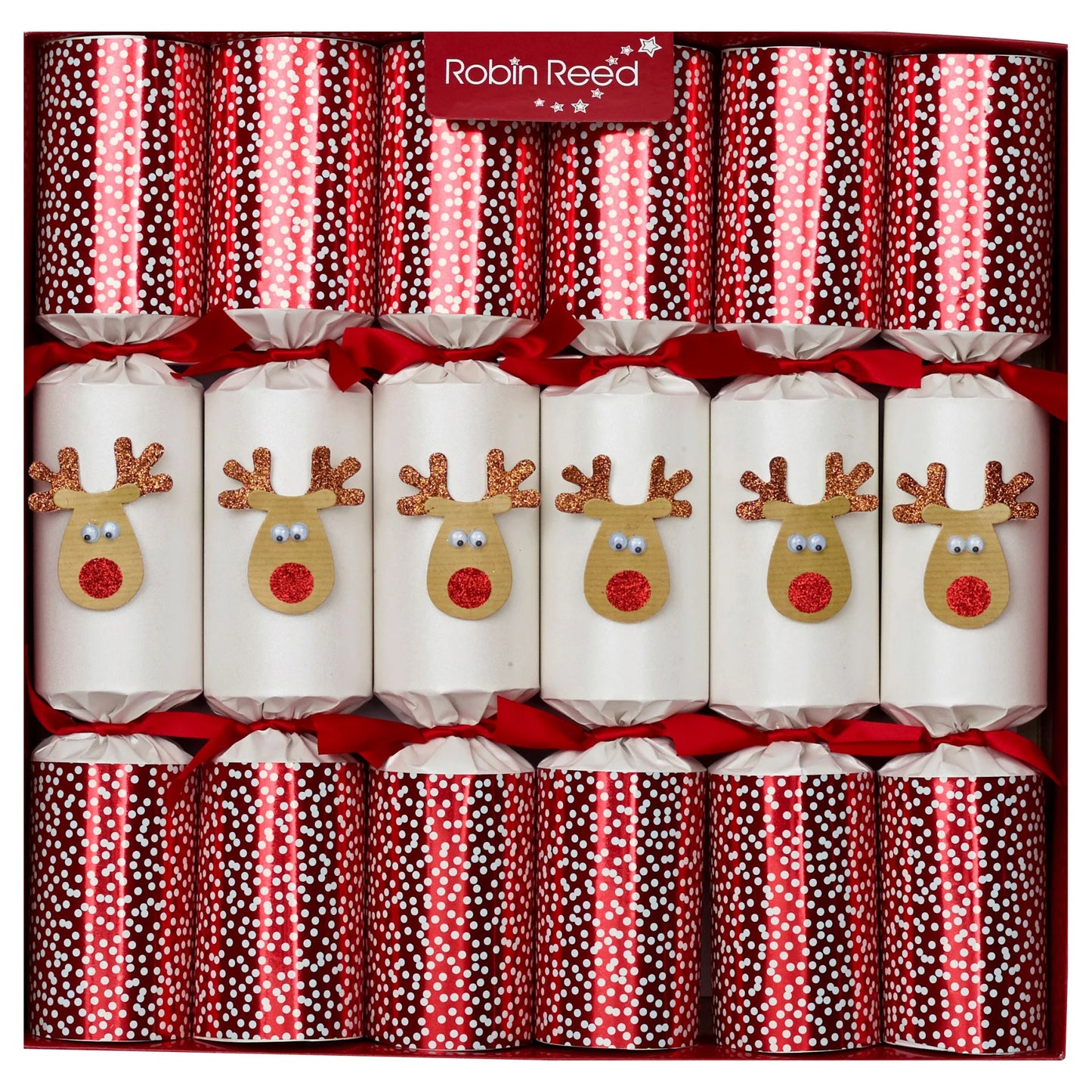 Reindeer Racer Christmas Crackers (Wind-up Racers) | Robin Reed