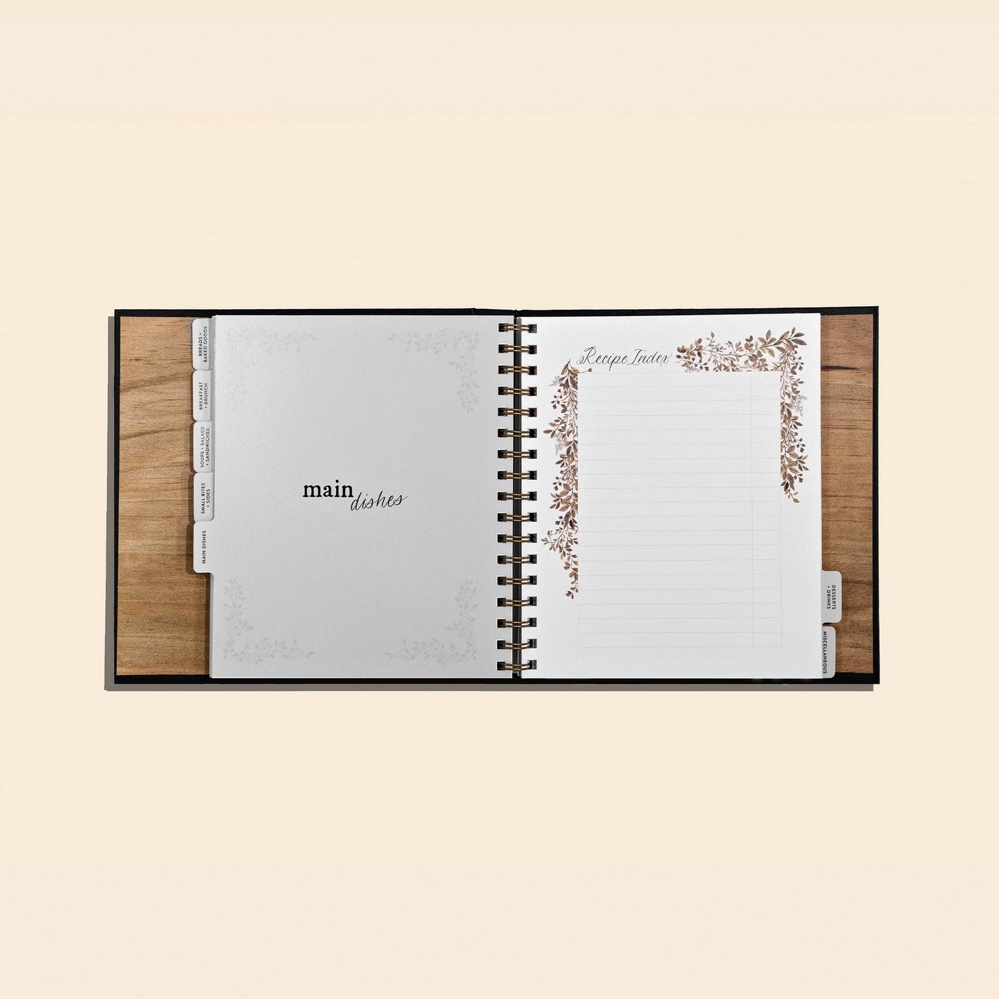 Around Our Table: Blank Recipe Book with Recipe Cards | Paige Tate & Co.