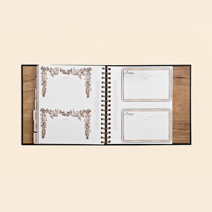 Around Our Table: Blank Recipe Book with Recipe Cards | Paige Tate & Co.