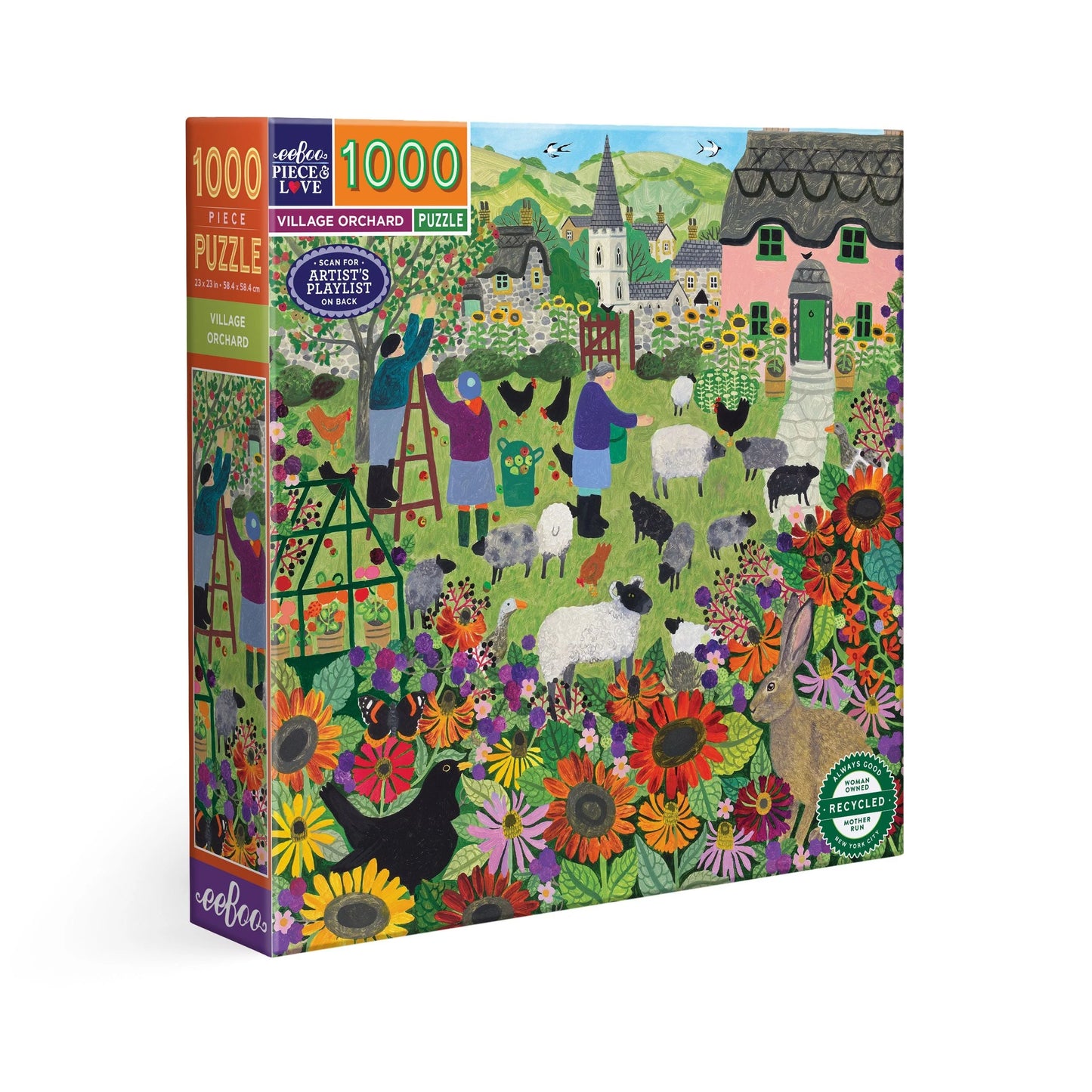 Village Orchards Puzzle (1000 Piece) | Eeboo