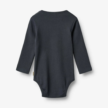 Spencer Navy Bodysuit | Wheat