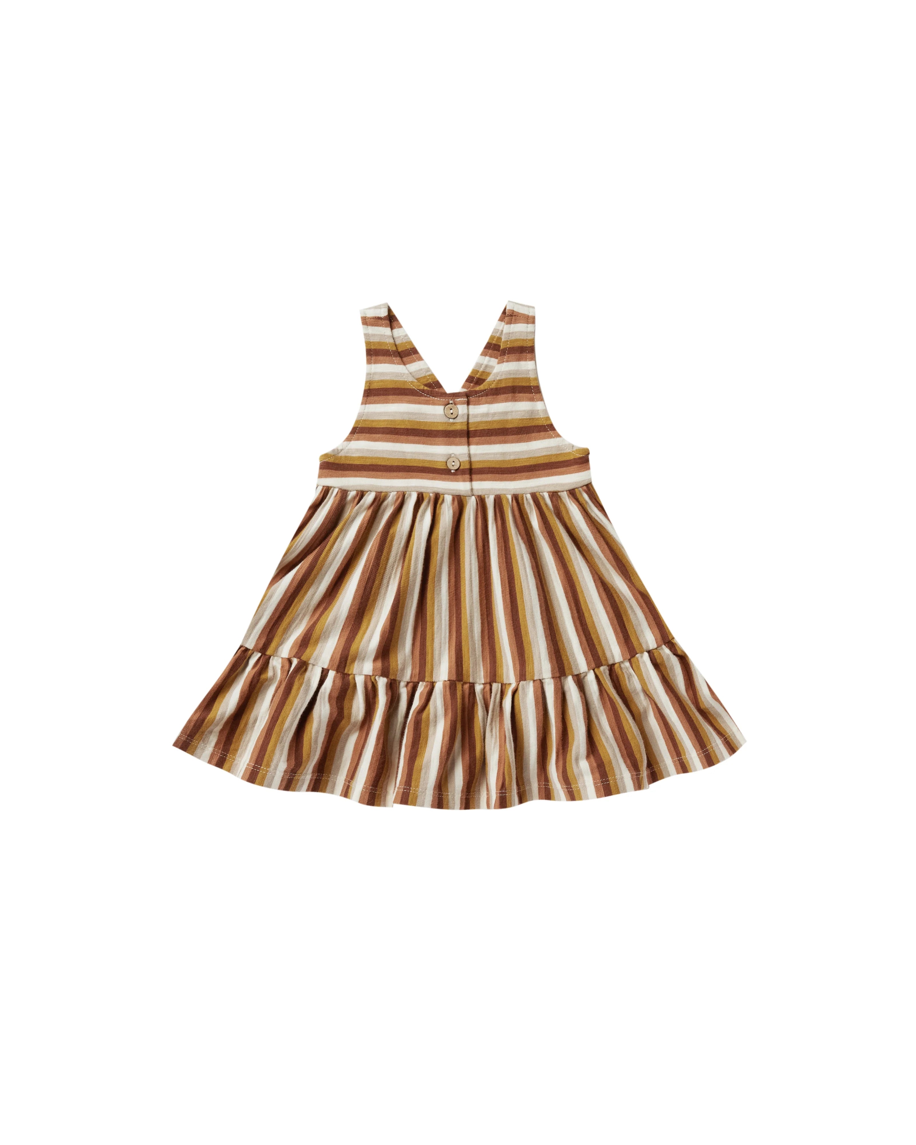 Ruby Swing Dress - Multi-Stripe | Rylee + Cru