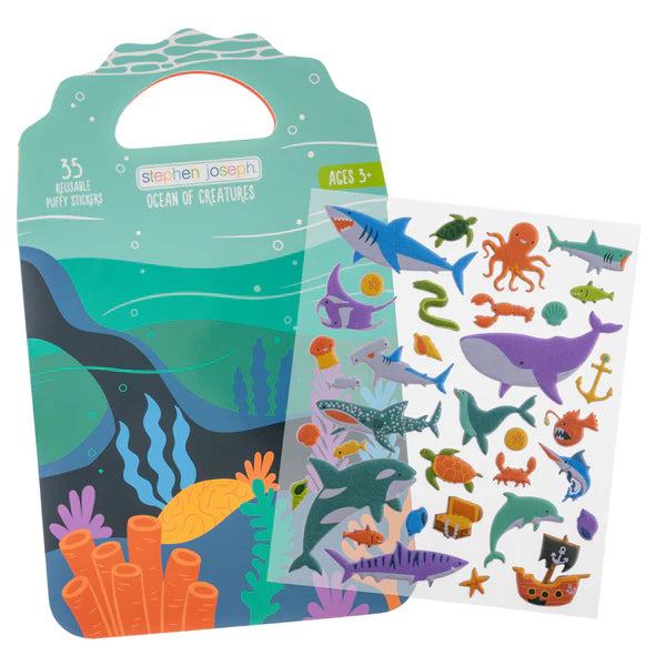 Reusable Puffy Sticker Book | Stephen Joseph