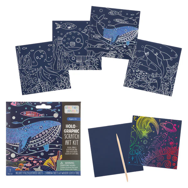 Holographic Scratch Art Kits | Stephen Joseph