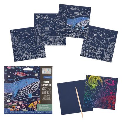 Holographic Scratch Art Kits | Stephen Joseph